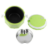24V Electric Rice Cooker 1.6L Portable Cooking Pot  Multifunctional Food Steamer for Truck Electric Rice Cooker 140W