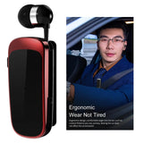 Fineblue K52 Business Wireless Bluetooth Headset Collar Clip Call Vibration