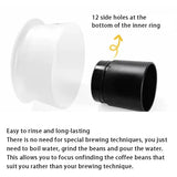 Coffee Filter Cup Hand Brewed Coffee Filter Espresso Coffee Uniform Extraction Easy To Operate Portable Filter Cup