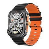 D09 Outdoor Sports Smartwatch Men Metal Craftsmanship Mechanical Design 2-Tone Strap 1.9 Inch IPS DAFIT App 128MB Memory BT Call