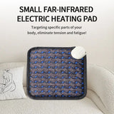 PEMF Therapy Mat Negative Ion Crystal-Infused Square Massage Cushion with Far Infrared Heat for Home Yoga Use Pain Household