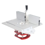 Table Top Router Lift with Top Plate Router Lifting Base Woodworking Slotting Trimming Chamfering