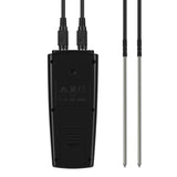 US Dual-Channel Digital Thermometer PT100/PT1000 Platinum Resistance ABS Plastic LCD for Industrial Use