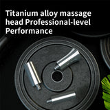 Professionals Deep Tissue Massage Gun High Qualitys Titanium Alloy Handheld Electric Massager Machine for Body Fascia Gun