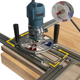 Engraving Guide Rail Bracket Routing Jig Frame System Adjustable Frame Rectangles and Squares Trimming Machine Milling Groove