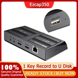 Ezcap 4k 60hz HDMI Loop Video Capture Card To USB Flash Drive U Disk 1080p 60hz Video Recording Live Streaming Mic in Line Out