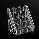 Durable Acrylic Pen Holder 3/4/5 Layers Multi-Compartment Desktop Organizer Clear Stationery Storage Supplies Home Office