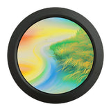 Round LCD 3.4inch 4inch Circular LCD Monitor With Black Silver aluminum alloy case