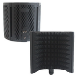 Mini Microphone 3 Panels Foldable Acoustic Screen Foam Accessory Part With Stand For Recording Live Broadcast LO-PS58