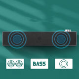 2021 New Design Audio Speaker 32-Inch Wired & Wireless 5.0 Stereo Soundbar Remote Sound Bar For Tv