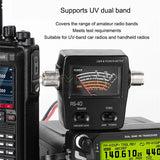 Power SWR Meter RS-40 Standing Wave Meter RS40 140/430mHz 200W UV-Band Dual-Segment SWR Meter for Walkie Talkie