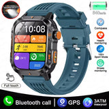 HT36 Smart Watch 2.01 Inch IPS Screen With Flashlight Heart Rate Monitor Waterproof Bluetooth Bracelet Outdoor Sports Smartwatch