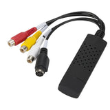 USB Audio Video Capture Card Adapter with USB Cable USB 2.0 to RCA Video Capture Converter For TV DVD VHS Capture Device
