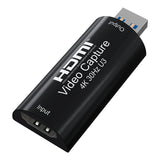 Ms2130 4K HDMI Video Capture Card USB 3.0 1080P 60FPS Game Recording Box for PS4 Camera Laptop PC Live Streaming Broadcasting