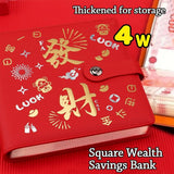 Get Rich Overnight 100 Envelopes Money Saving Challenge PU Save Money Money Collection Book Reusable Waterproof