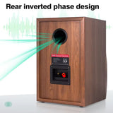 6.5 Inch Passive Wooden Speaker 20~200W Bookshelf Speakers 4 Ohm HIFI Audio Loudspeaker for Home Theater Sound System DJs Studio