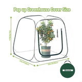 2025 New Insulated Plant Shelter for Outdoor Gardens Transparent PVC Materials with Reinforced Steel Structure Winter Proof