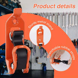 4Pcs/Set Shovel Holder Clamp Quick Release Metal Rubber Clamps Multipurpose Wall Mounting Brackets For Roof Rack Car Accessories