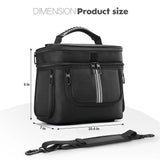Carrying Case for BLUETTI Portable Power Station AC2A Travel Storage Bag Waterproof Anti-drop with Shoulder Strap & Handle
