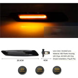 Exclusive Turn Signal LED Side Marker Light Car Smoked For 2011-2013 BMW 550I 535I 528I Sedan 63137154167, 63137154168