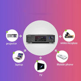 220V 800W 5.1 High Power Blueteeth Amplifier Fever Professional AV Amplifier Power Home Audio Subwoofer Digital Sound Amplifiers