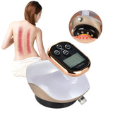 Electric Cupping Massager For Body Fat Burning Slimming EMS Microcurrent IR Physiotherapy Vacuum Scraping Guasha Massage Device