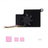 For Raspberry Pi 5 Heatsink Fan Active Cooling with Thermal Patch for Raspberry Pi 5 Accessories