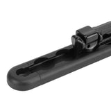 2Pcs 60cm L Track Tie Down System with 6Pcs Double Stud Fitting Black Anodized Aluminum for Truck Beds Trailers