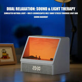 New Unique Bedsides Alarm Clock Gift Wake Up Light Multiple Natural Sounds Adjustable Light Setting Sunrises Effect