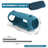Silicone Bluetooth Speaker Case Adjustable with Shoulder Strap Protective Cover Shockproof Dirt-proof Speaker Accessories