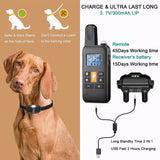 Rechargeable Wireless Dog Training Collar with Remote Control – IP67 Waterproof, 800m Range,