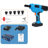 NEW 20000N Stainless Steel Rivet Electric Rivet Gun Blind Rivet Hippocampus Nail 6.4 Lithium Electric Rivet Gun