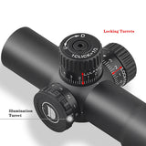 High Quality Discoveryopt Aluminum Alloy HT-NV 3X24 Optical  Hunting Scope Light Weight  for Outdoor Precision Shooting