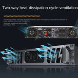 1200W*2 high-power amplifier post-stage power amplifier broadcast power amplifier HX21200 professional power amplifier