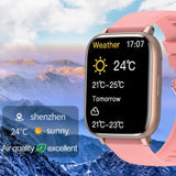 H9 Plus Smartwatch Women 1.77 Inch HD Screen Custom Watch Face BT Calls Fitness Bracelet Outdoor Sports Smart Watch