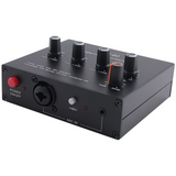 KK-B2-MIC-60 3-Band Equalizer Balanced Mic Preamp Microphone Preamplifier with DC Cable and 6.5mm Cable