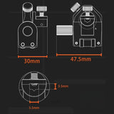 Collet Fixed Angle Sharpener Carving Knife Repair Tool for BMC Scoring Knife Tools Woodworking Fixed Angle Sharpener Guide