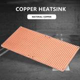 ADEGBO-Improved for RTX 3060 3080 Backplane Copper Heat Sink Radiator 90X180MM(4mm)