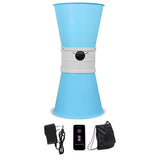 Automatic Table Tennis Robot Service Pitching Machine Portable Wireless Ping Pong Ball Training Machine Remote Control 0-100/MIN