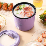 1.2L Non-Stick Electric Hot Pot 450W Rapid Cooker for Noodles Ramen Egg Pasta Soup Porridge Oatmeal Mini Kitchen Appliance