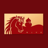 30Pcs Cute Design Horse Year Red Envelopes Creative Style Red Color Lucky Money Envelopes Small Size New Year Red Envelopes