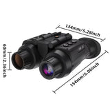 NV8310 Naked-eye 3D Head-mounted Tactical Telescope Camera 4K UHD Infrared Binoculars for Hunting Camping Day and Night Use