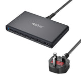 Trending Products New Arrivals Multifunctional 7 Port for iphone Laptop Tablet USB Charger Adapter 455W GaN Ultra-thin Charger