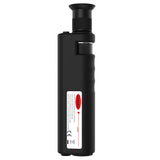 Handheld 200/400 Times Fiber Optic Magnifying Glass/Microscope with SC Connector Ceramic End Face Detector for FTTH Applications