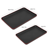 Japanese Style Rectangular Plastic Tray Food Serving Tray for Restaurant Home Hotel