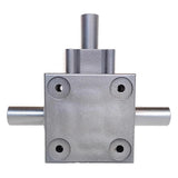T-Type 20MM Diameter Output Shaft 2.5 Module 16 Tooth 90 Degree Commutator Small Right Angle Steering Gear Box Reversing Gearbox