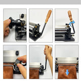 Leather Splitter Shovel Leatherworking Manual Skin Skiving Machine Leather Peeling Machine shredder hand peeler