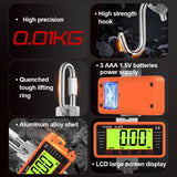 500kg/1100lbs Heavy-Duty Digital Hanging Scale Portable Weighing Tool for Steel Industry Construction Sites and Outdoor
