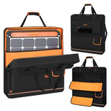 New Large Capacity Photovoltaic Panel Owner Bag Two Layer Security Comfortable Carry Preferences Multiple Compartments for