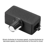 12V 4-Pin Fan Speed Regulation DC Motor Speed Controller PWM Pulse Width Modulation DIY Heatsink Control Switch Type C
